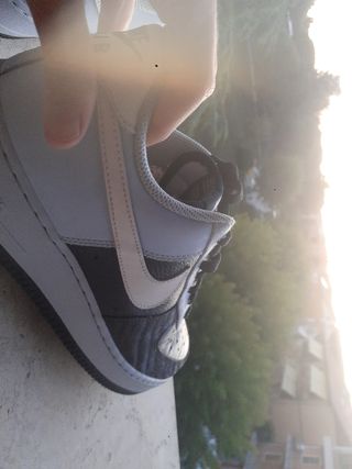 Nike Air Force 1 Scarpe Uomo Nero Blu