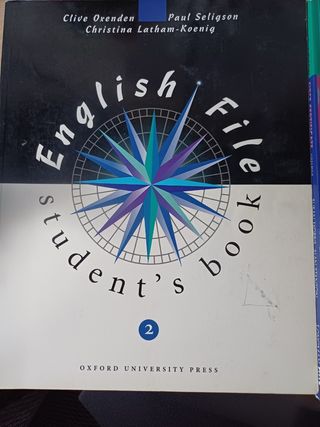 3 libros de inglés. English File 2: Student's Book