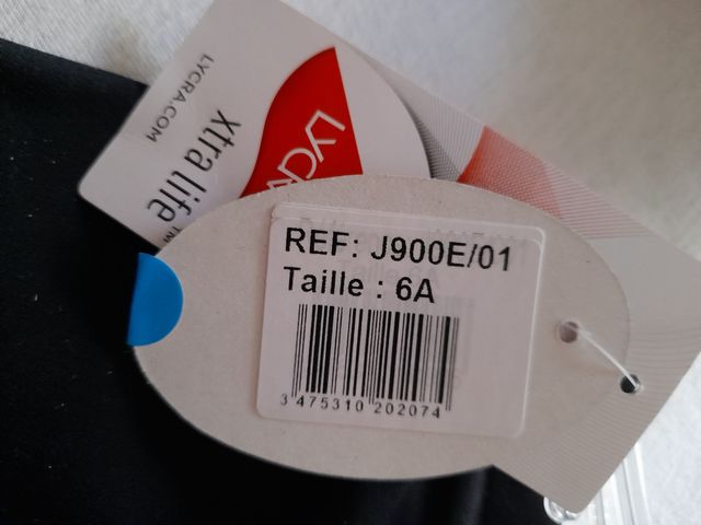 Bañador niño HP Haute Pression Lycra negro T8