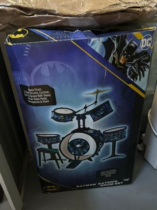 Batería Infantil Batman Completa 5 Piezas