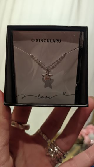 Collar Estrella Plata Singularu