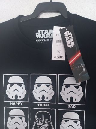Camiseta Star Wars Talla S Nueva