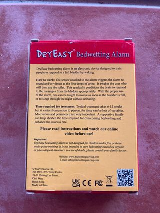 DryEasy Alarma para dejar el pañal