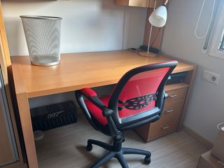 Conjunto de escritorio madera 