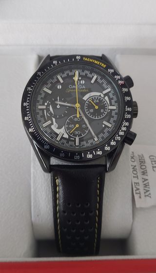 omeg¤ Speedmaster Orologio da Polso Nero Giallo