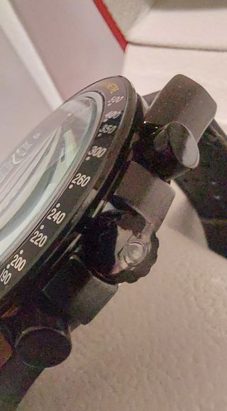 omeg¤ Speedmaster Orologio da Polso Nero Giallo