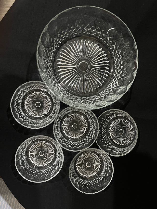 Servizio macedonia in vetro