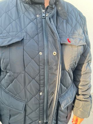 Abrigo acolchado Hombre Azul