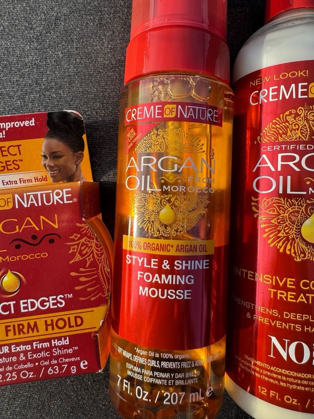 4 productos cuidado capilar argan sin abrir