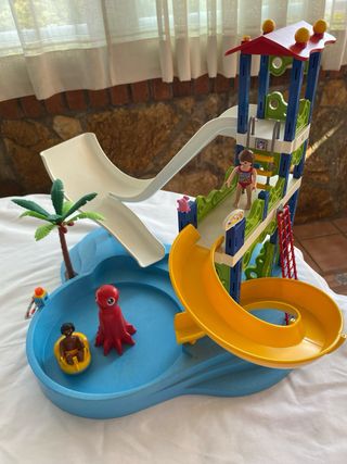 Parque Acuático Playmobil con Figuras