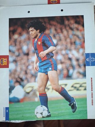 4 Láminas FC Barcelona Futbol