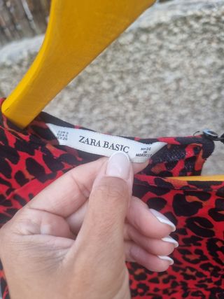 Blusa Zara Estampado Leopardo