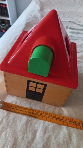 Casa bloques madera bebé Ikea