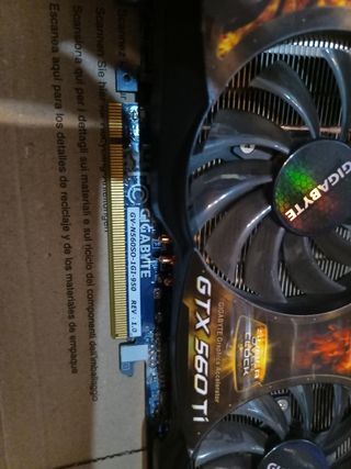Tarjeta Gráfica Gigabyte GTX 560 Ti Windforce