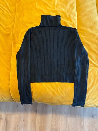 Jersey cuello vuelto negro