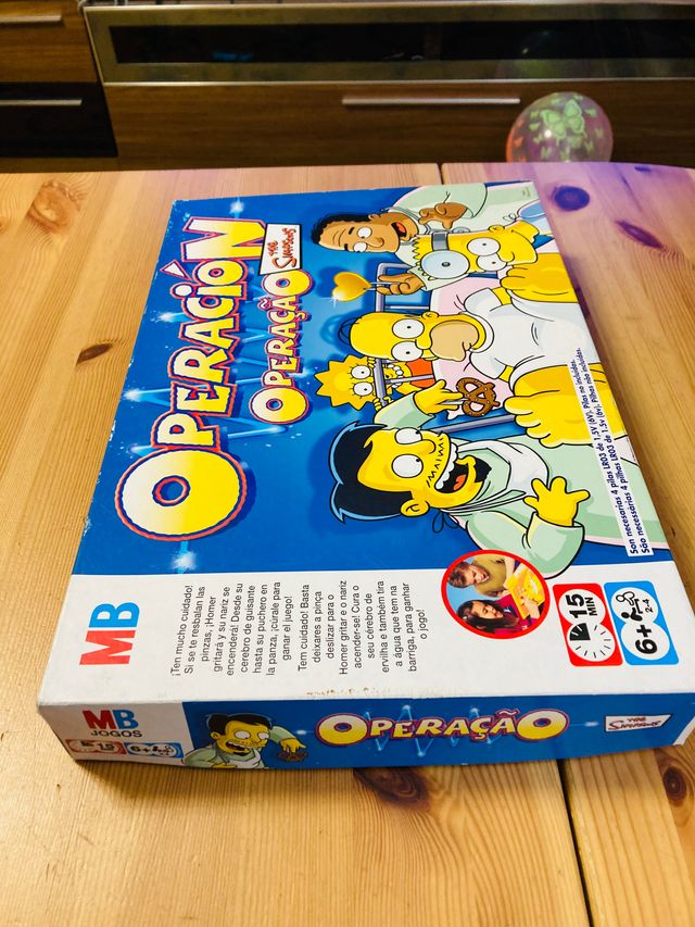 Juego Operación Los Simpsons MB, Operando