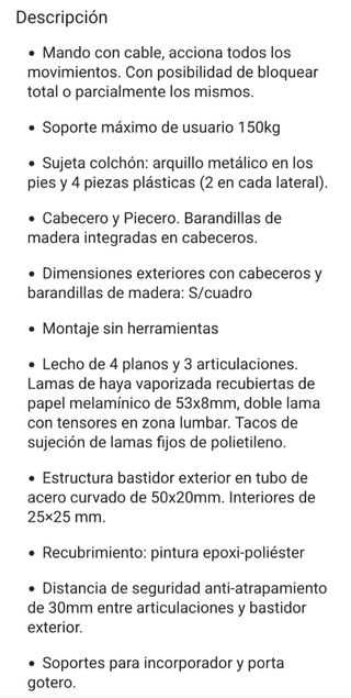 Cama Geriátrica Seminueva