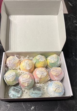 Set 11 Bombe da bagno Profumate Bath Bombs