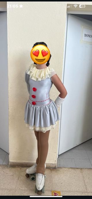 Disfraz payaso niña talla M