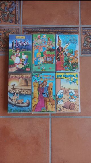 Lote 6 Cintas VHS