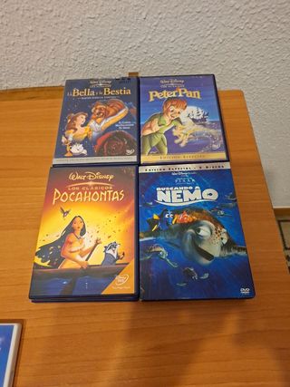Lote 19 Dvd Disney y Clásicos Español