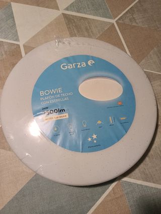 Lámpara Plafón Techo Garza Bowie 24W