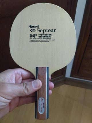Pala Tenis de Mesa Nittaku Septear 7PLY HINOKI