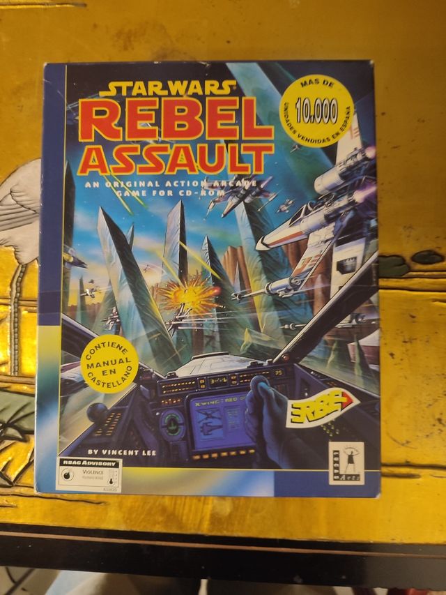 Caja vacía de Star Wars Rebel Assault 1993