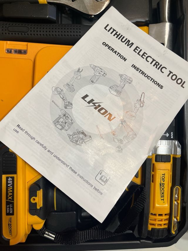 Taladro Atornillador TOP ROCKET 48V