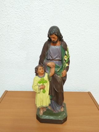 Figura San José con Niño Jesús