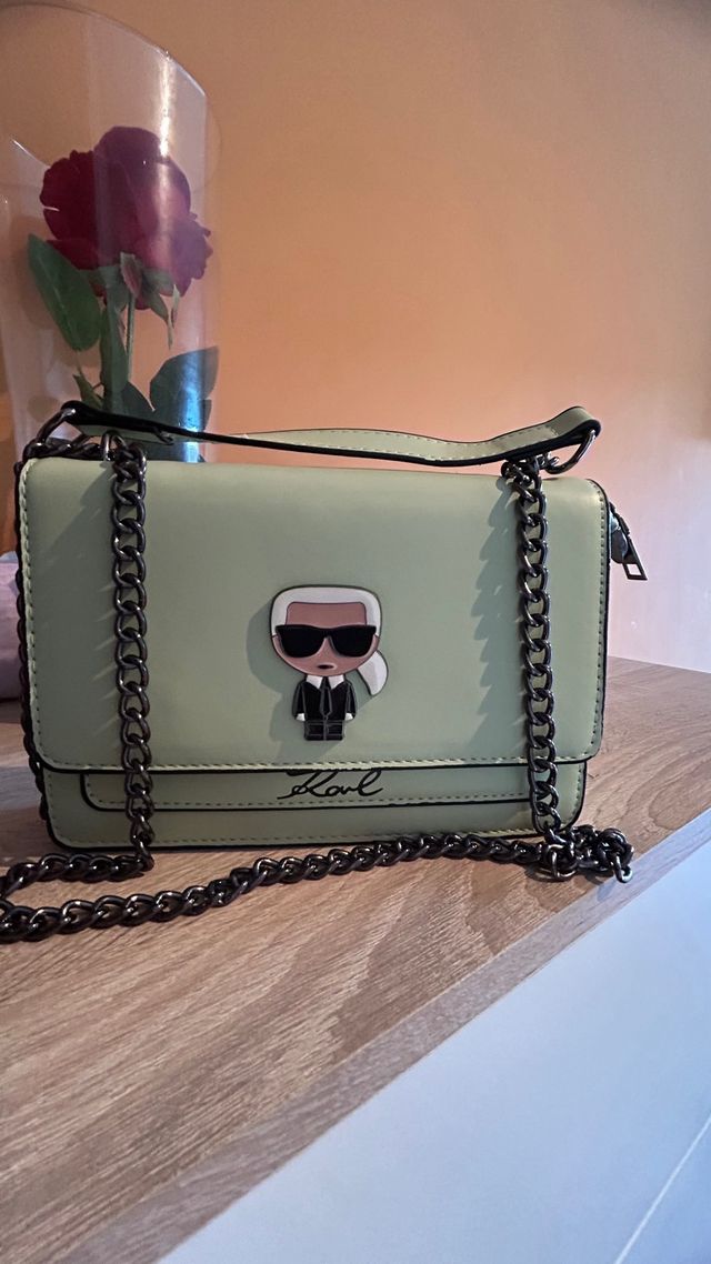 Bolso Karl Lagerfeld Verde pastel