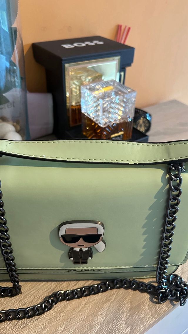Bolso Karl Lagerfeld Verde pastel