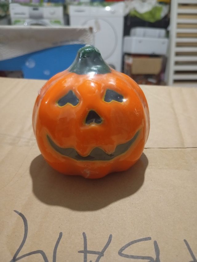 Calabaza Halloween para vela