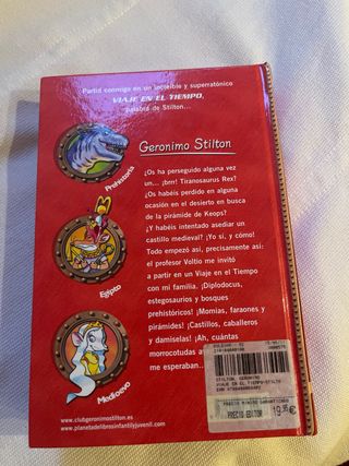 Viaje en el tiempo Geronimo Stilton 