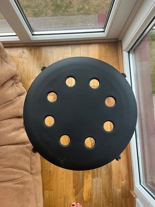 Taburete Marius Ikea Negro 3 unidades 
