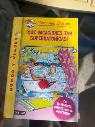 El libro de los juegos de viaje: Geronimo Stilton.