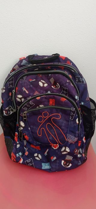 Mochila escolar con estampado de fútbol MarcaTotto