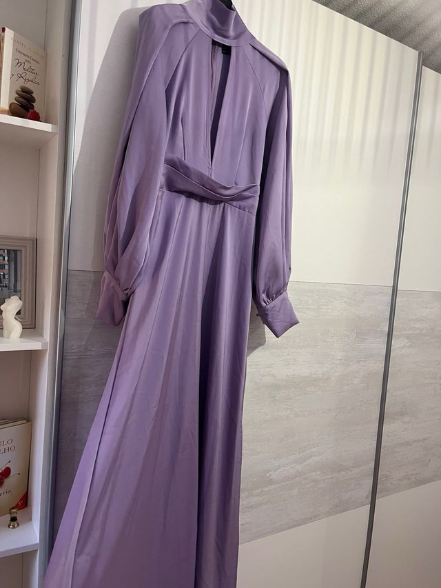 Vestido de fiesta morado
