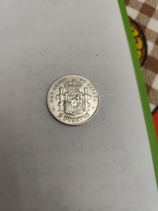 Moneda 2 Pesetas Plata Alfonso XIII 1894