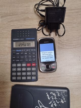Lote(13) Casio Calculadora y Móvil Nokia