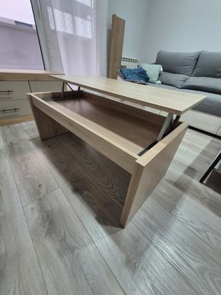 Mesa de centro elevable nueva