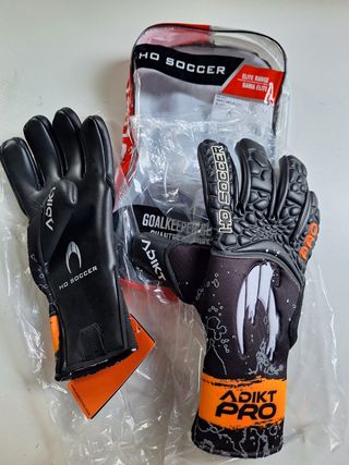 Guantes HO SOCCER Adikt Black Blast Talla 9.5