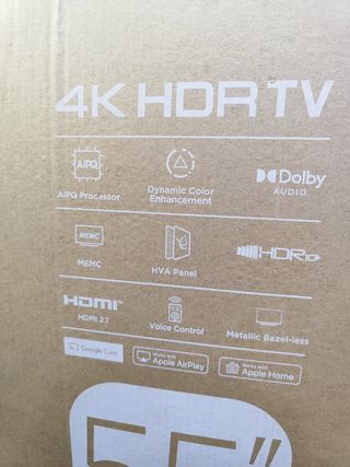 Televisión TCL 55P6K 55" 4K Smart (Nueva)