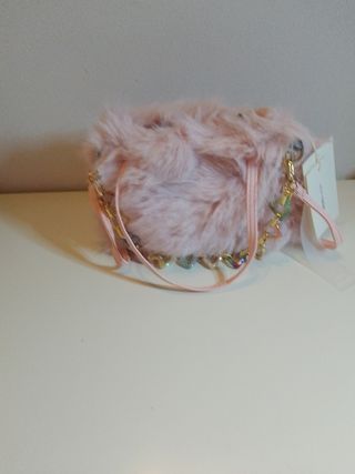 Borsetta New Fashion nuova rosa cipria