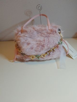 Borsetta New Fashion nuova rosa cipria