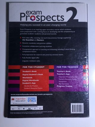 Libro de inglés de segundo de bachillerato.