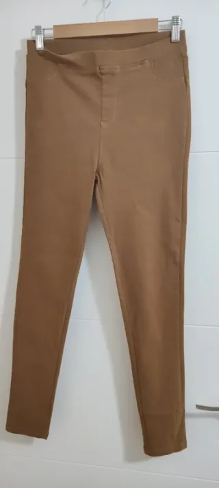 Leggings marrones elásticos talla 38 nuevos