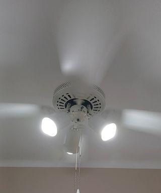Lámpara Ventilador Techo Blanco