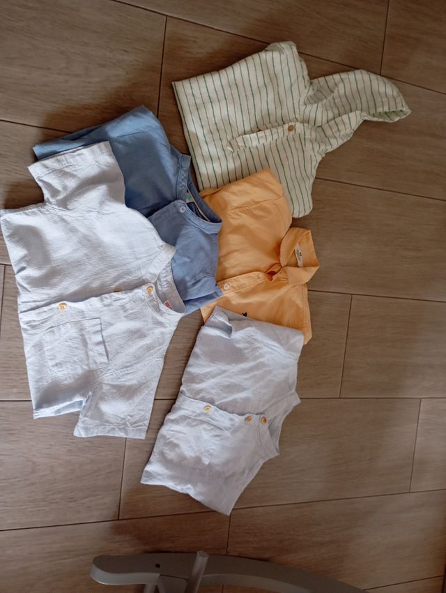 Pack 4 Camisas Manga Larga Niño
