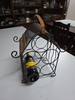 Botellero Forja y Piel